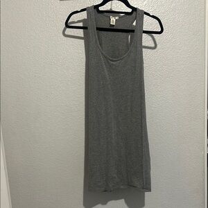 Gray Sleeveless Tank Top